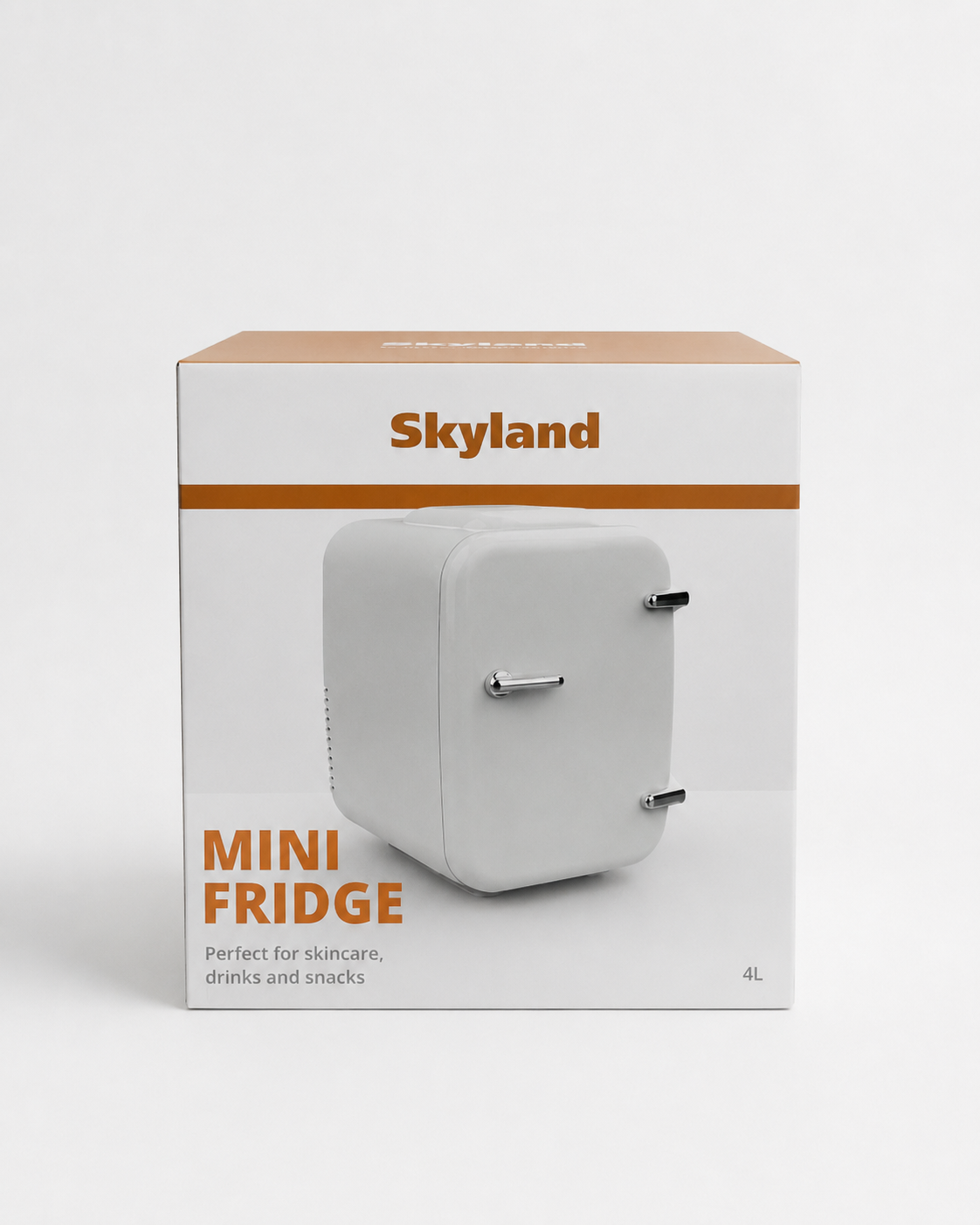 TreeJar Skyland Mini Fridge 4L / 6 Can – Portable Cooler & Warmer for Skincare, Cosmetics, Food & Drinks – Quiet, Energy Efficient Personal Beauty Fridge for Home, Office, Car & Travel (White) - view 18